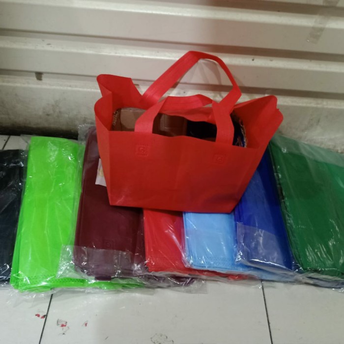 

✨ BISA COD ✨ tas kain spunbond buat nasi box 22 isi 12 pcs terlaris