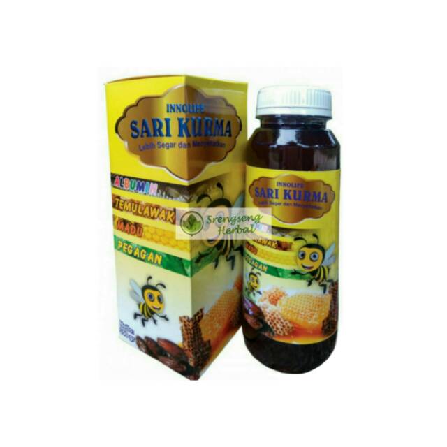 SARI KURMA INNOLIFE EXTRA TEMULAWAK ALBUMIN PEGAGAN UNTUK KESEHATAN OTAK ANAK