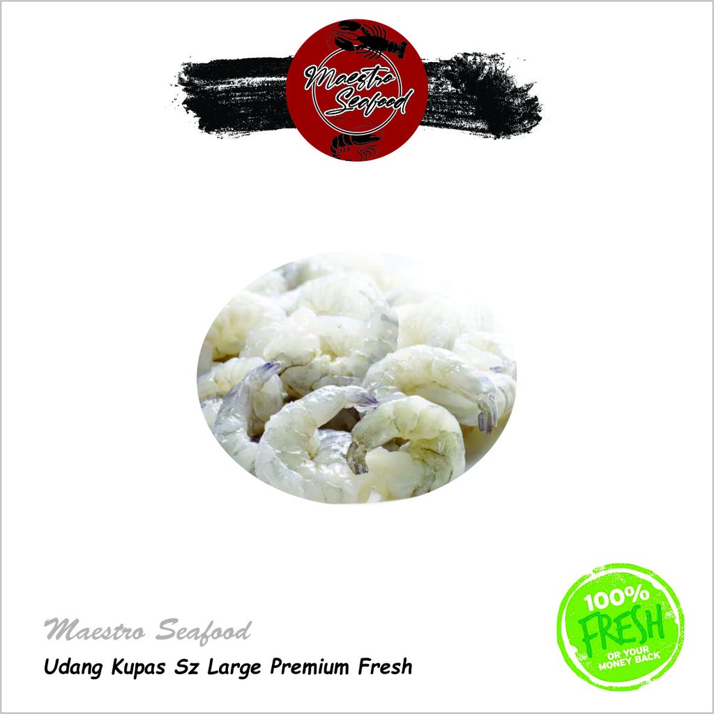 

Udang Kupas Ukuran Besar Premium Fresh - 500 gr