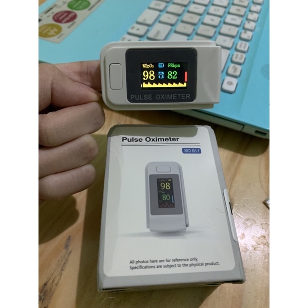 Fingertip Pulse Oximeter Oxymeter Pengukur Kadar Oksigen Oksimeter Dalam Darah/jantung