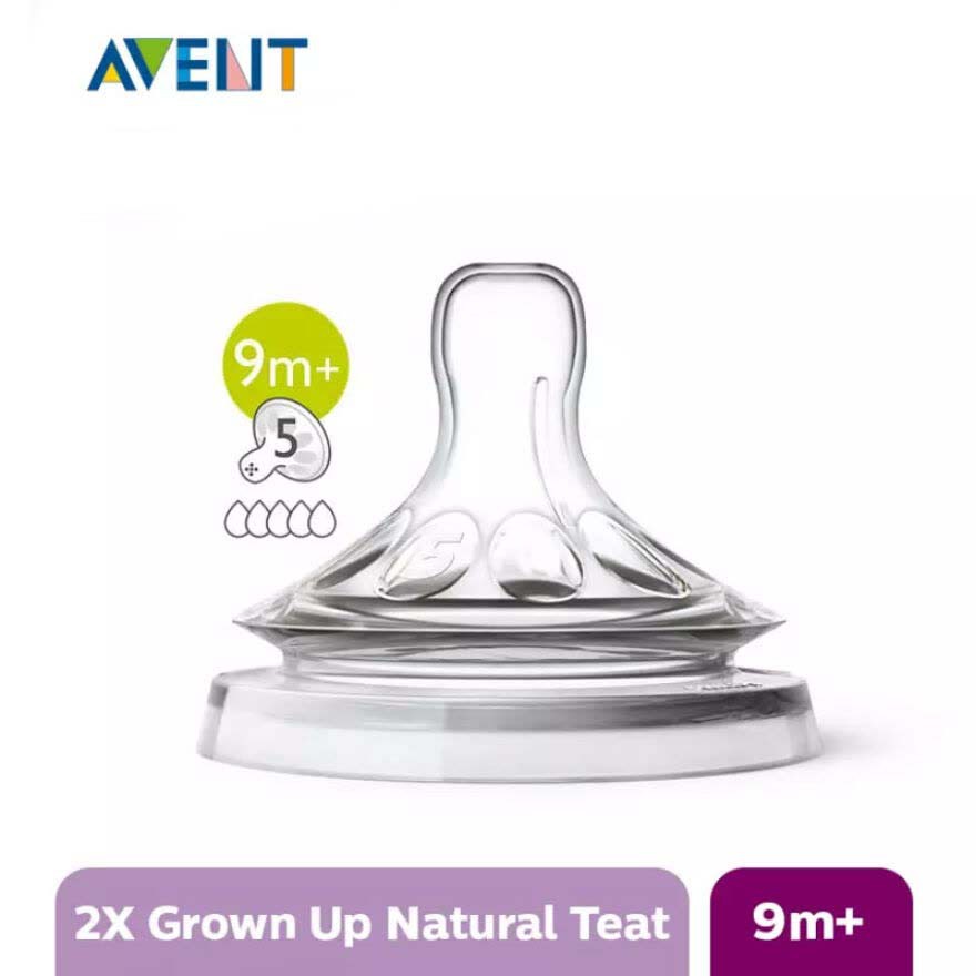 PHILIPS AVENT NATURAL FLOW / NIPPLE / ISI 2 PCS