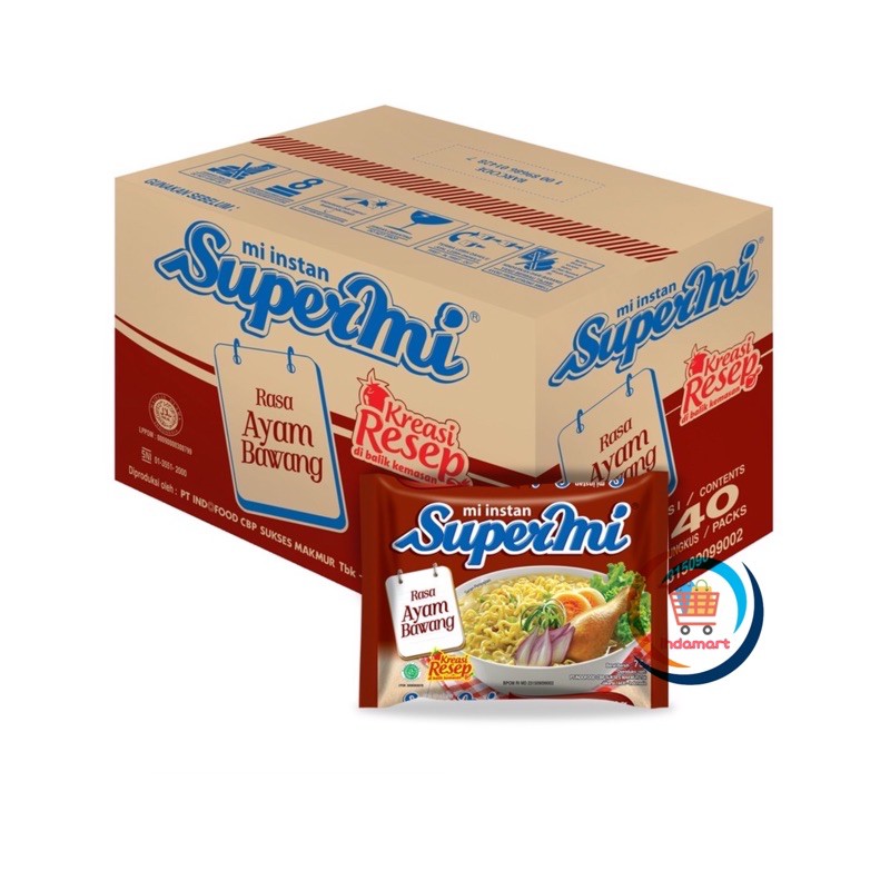 Supermie 75 gr 1 Dus Isi 40 pcs