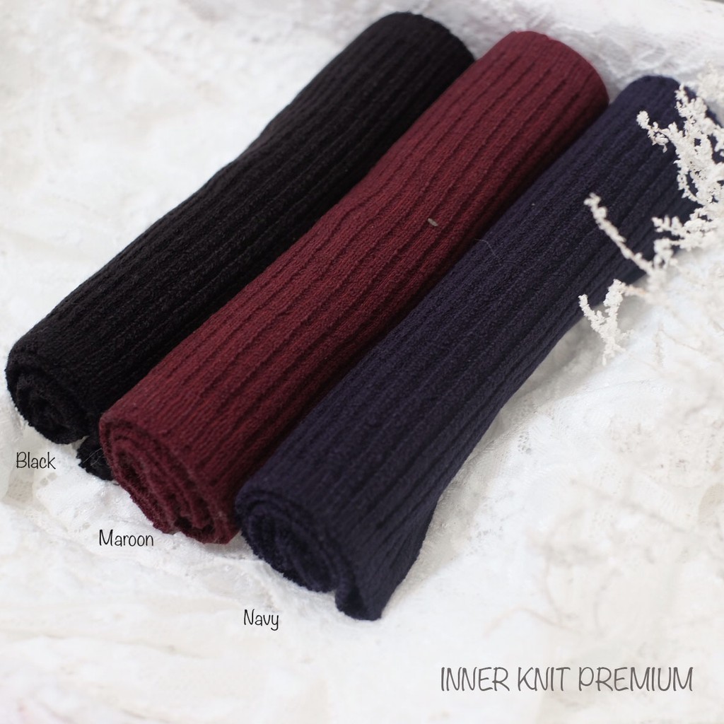 INNER RAJUT POLOS PREMIUM KNIT BANDANA