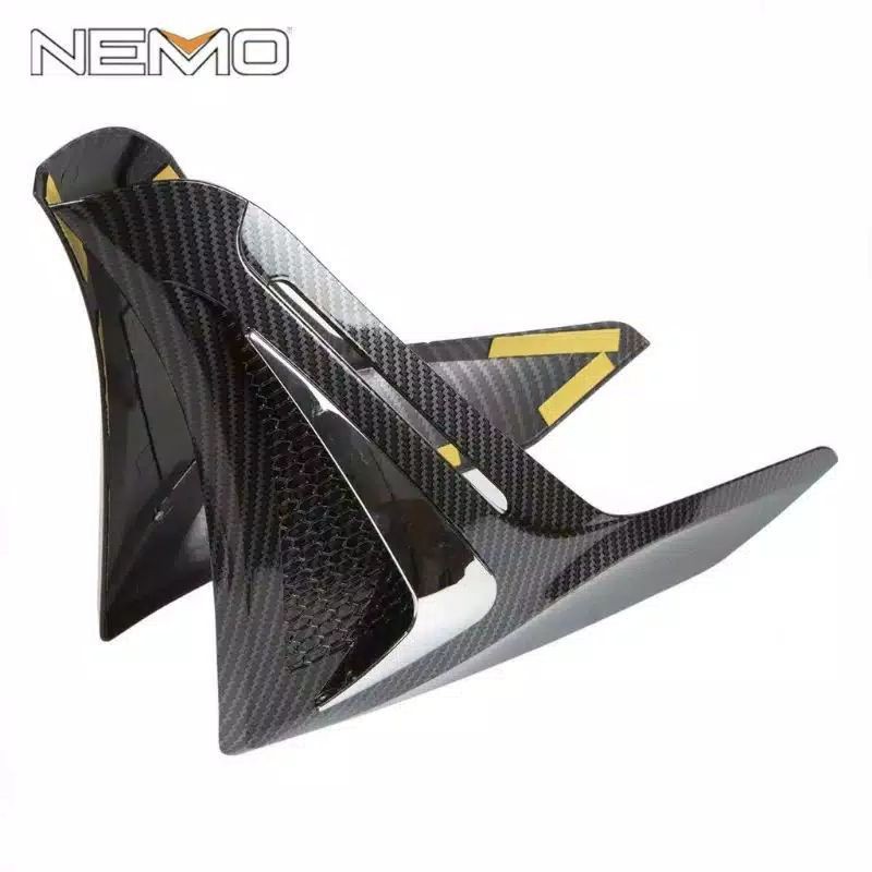 Cover Tutup Body Depan Bagian Bawah New Nmax 2020 Carbon Nemo / Cover Bawah Sein Sen Depan Nmax 2020