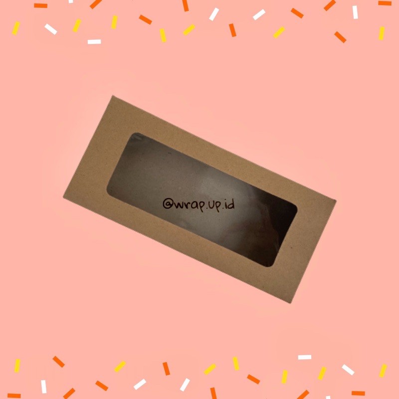 

Minim 5 lbr box dus kardus mika persegi panjang brownies kue laminasi roti cokelat