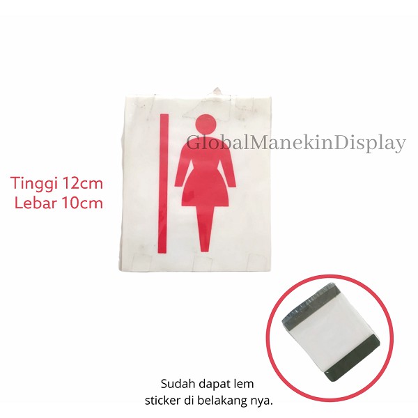 

Acrylic Logo Wanita Warna Merah