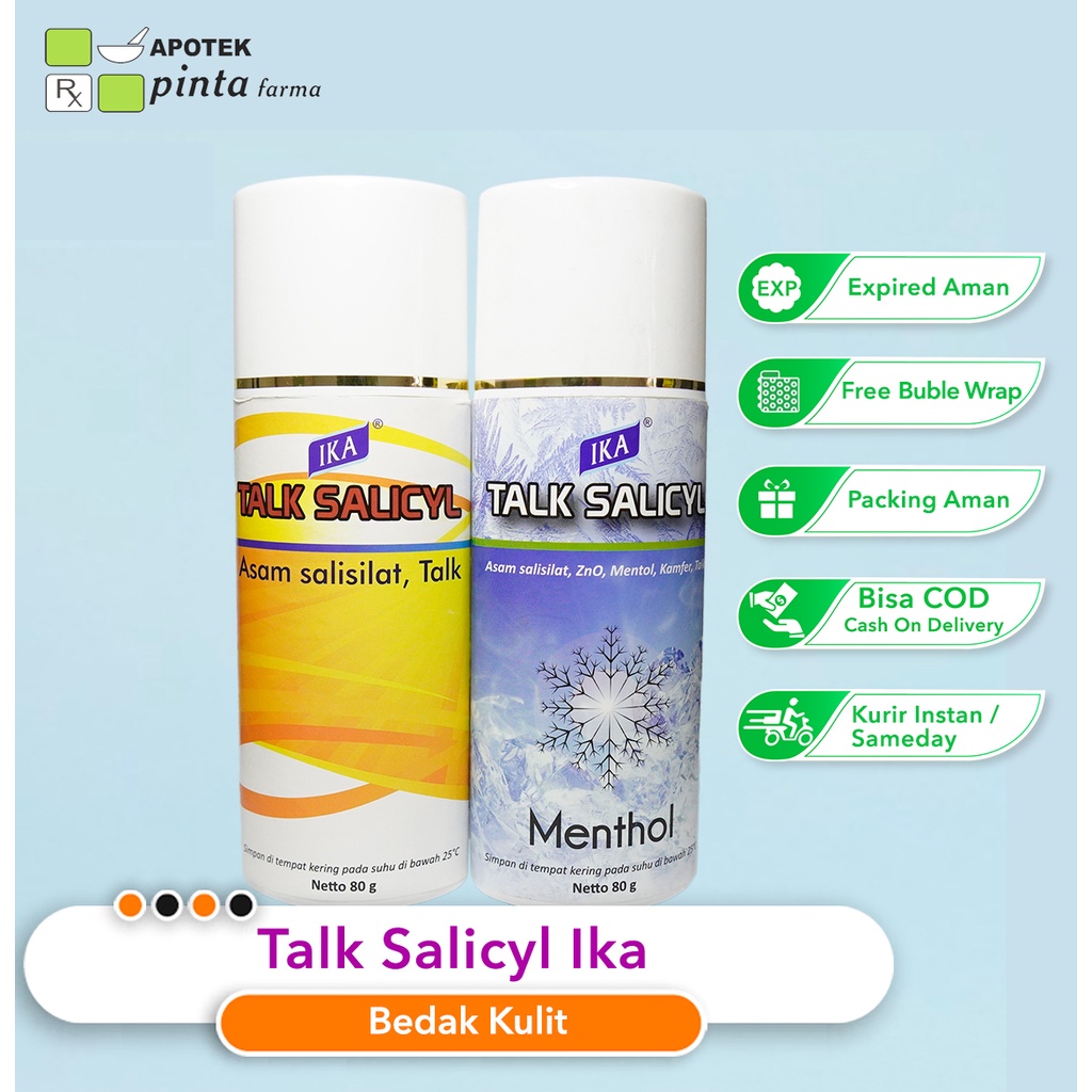 Salicyl Talk Ika, Bedak Salicyl Ika 80 g