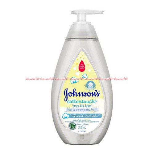 Johnson's Cottontouch Baby Top To Toe 500ml Hair Body Baby bath Sabun Shampo Bayi Johnson Jhonson Cotton Touch 2in1