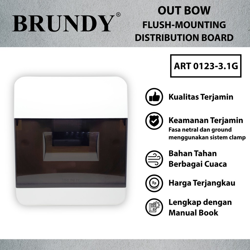 

Box MCB Brundy Outbow ART 0123.3.1