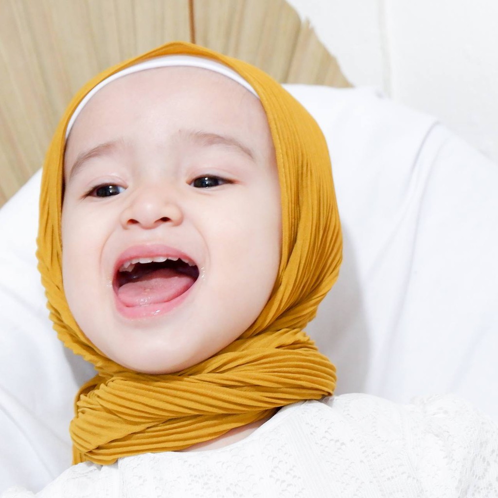 Afsheenastore Pasmina Kesya Plisket / Jilbab Anak Perempuan 1-12 Th