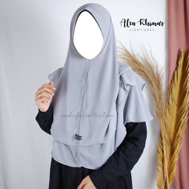 Alea Khimar bergo Polos  ceruti hijab