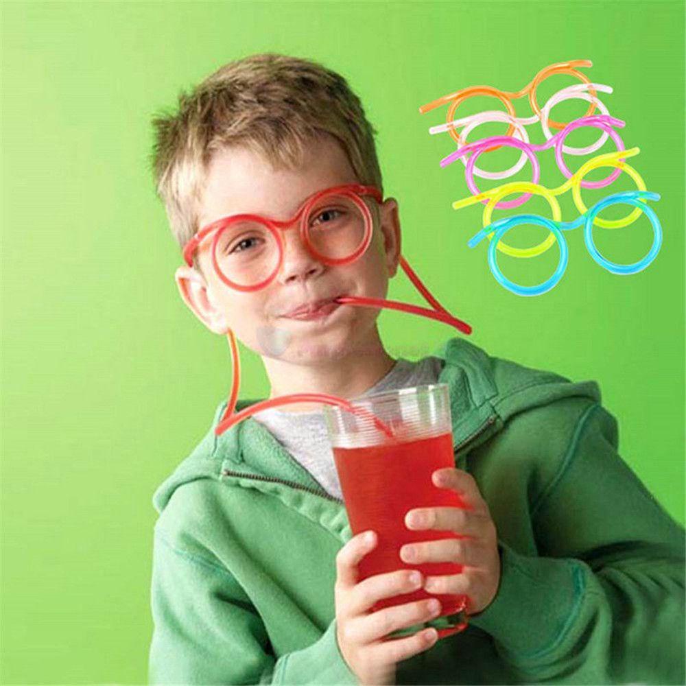 R-FLOWER Sedotan Anak Bentuk Bulat Modelling Fun Straws