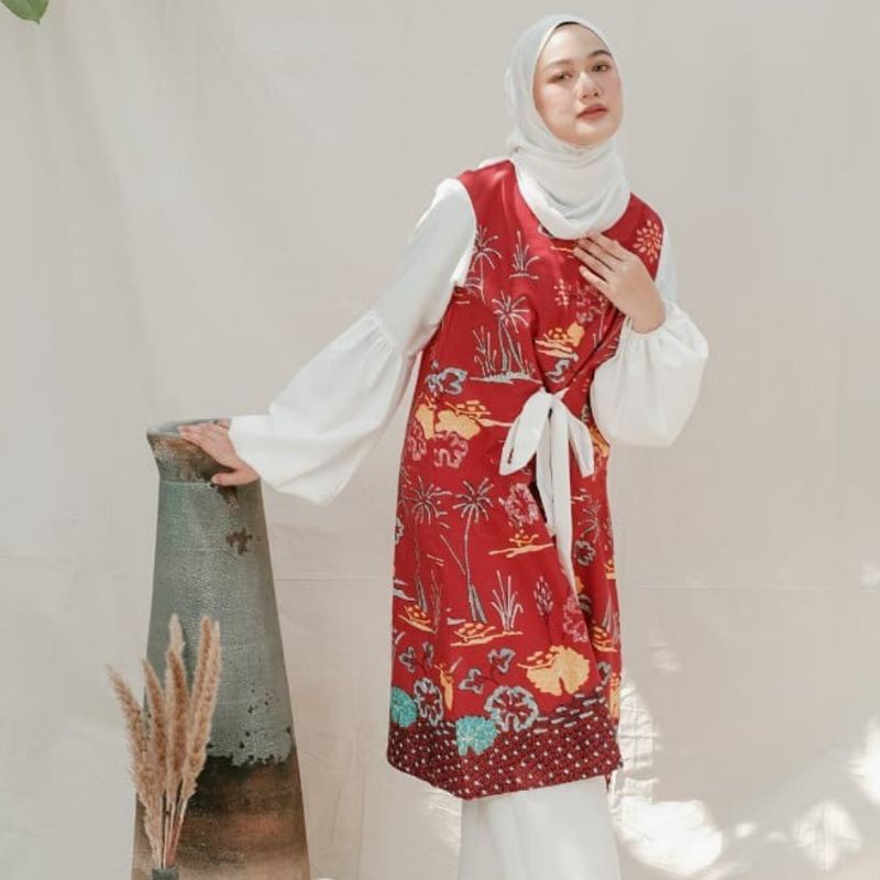 Bebatikan Jogja Atasan Wanita Batik Panjang