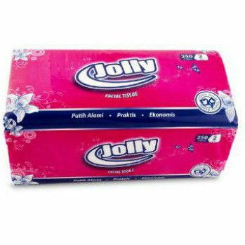 Tissue Jolly 250 sheet softpack tisu kering facial (no.152)