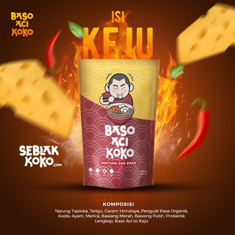 

Baso Aci Koko - Keju Pouch