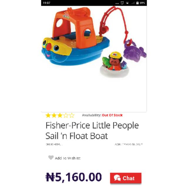 Fisher Price Little People Boat