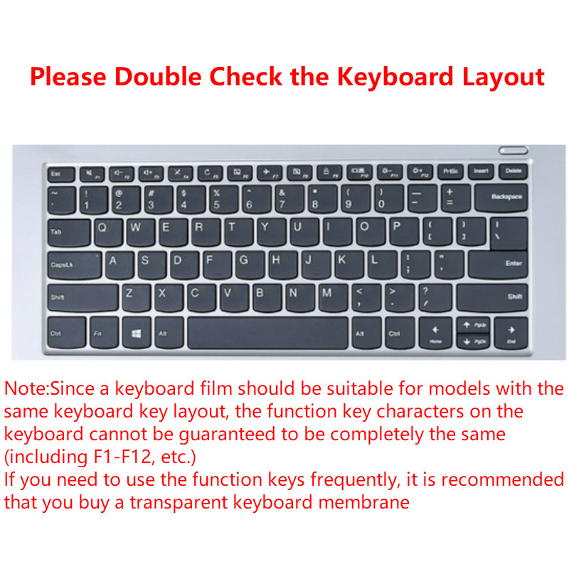 Cover Pelindung Keyboard Laptop Bahan Silikon Ultra Tipis Untuk Lenovo Ideapad 14s 2020 / Xiaoxin 14 2019