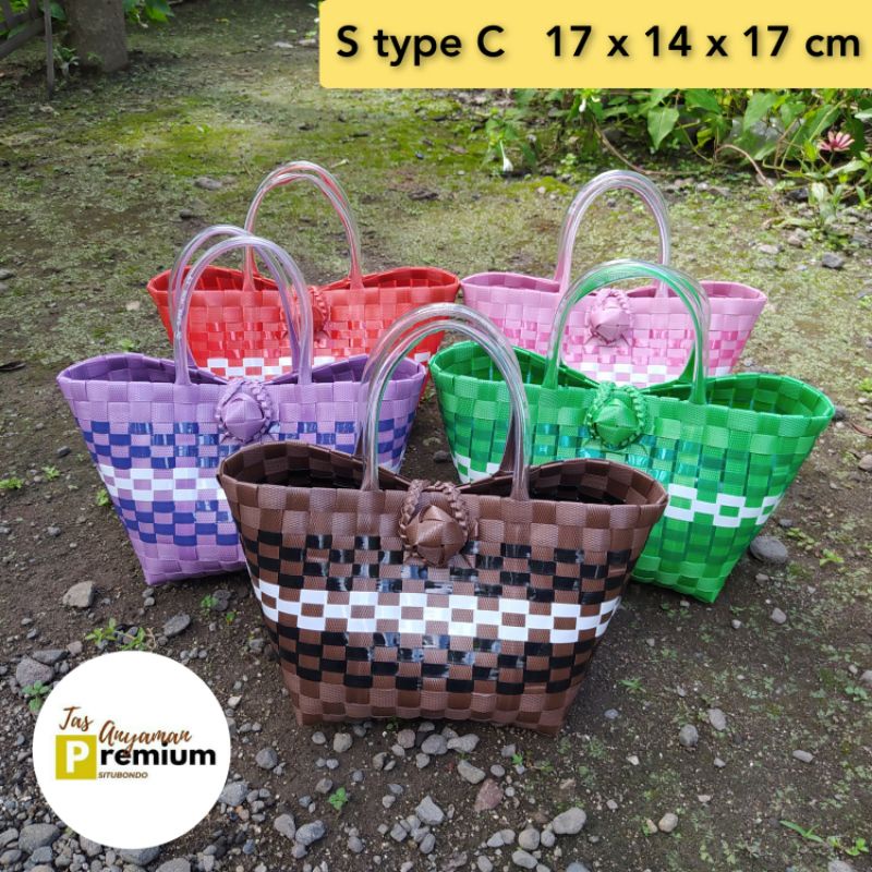 (S type C) Tas Belanja/ Tas Souvenir/ Tas Anyaman Premium Situbondo