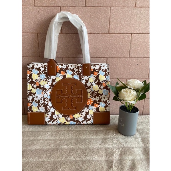 TB Toty burch Ella Printed Mini Tote Bag