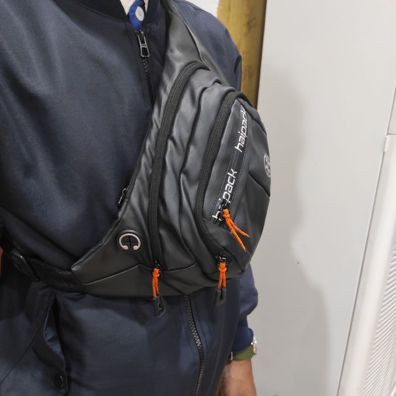 Haipack1 Tas selempang pria // Tas slingbag // Tas pria original medium class