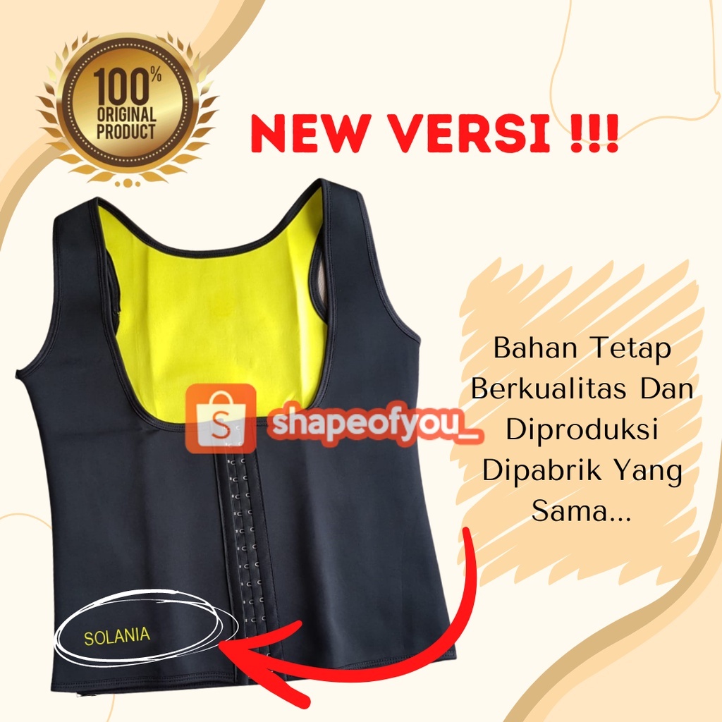 Korset Pelangsing Perut Melahirkan Setelah Cesar Pengecil Pembakar Lemak Perut Buncit Waist Cincher Solania Hotshaper