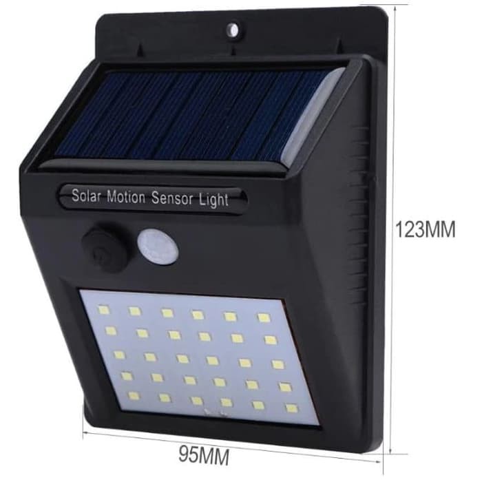 Lampu Tembak Outdoor Taman Pintu Gerbang Solar Surya 30 LED