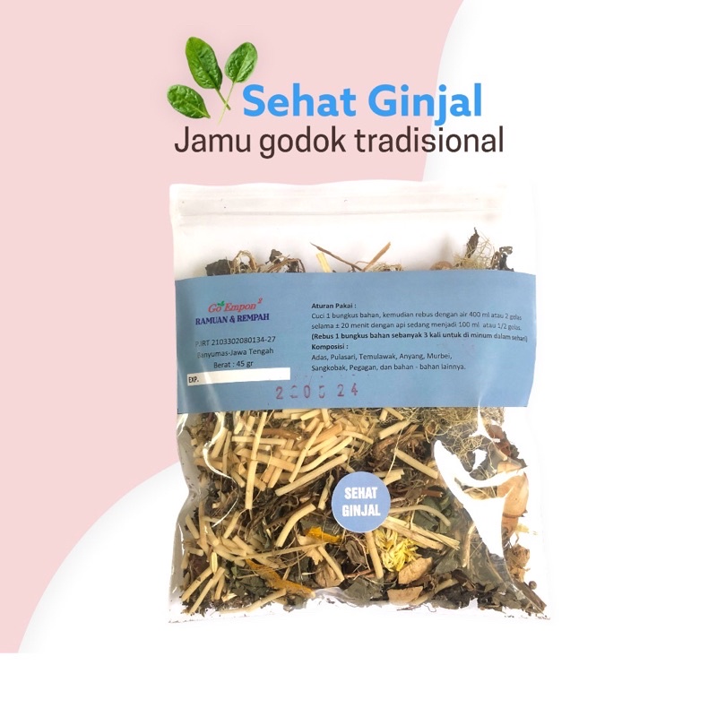 Jual Go Empon Jamu Godok Tradisional Sehat Ginjal Shopee Indonesia