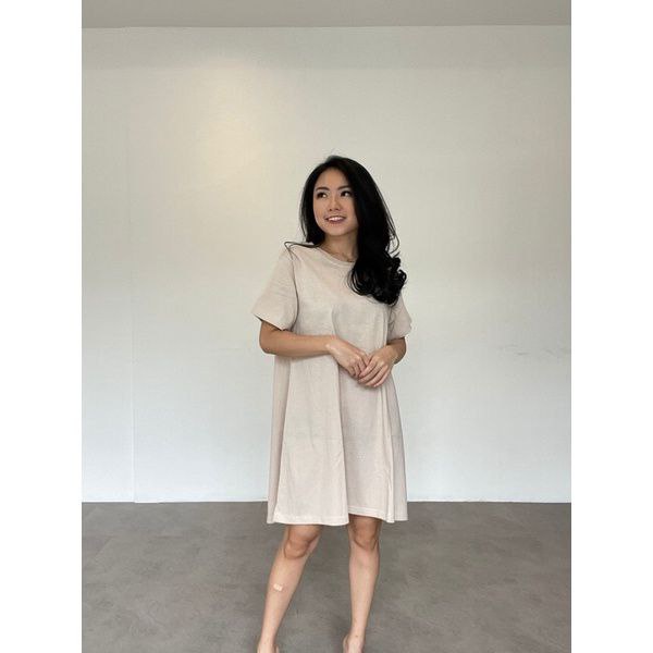 Jaya.Co Basic Dress Midi Cotton Combed Good quality