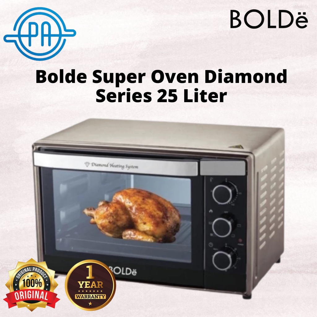 OVEN LISTRIK BOLDE / SUPER OVEN DIAMOND SERIES SIZE 25LITER