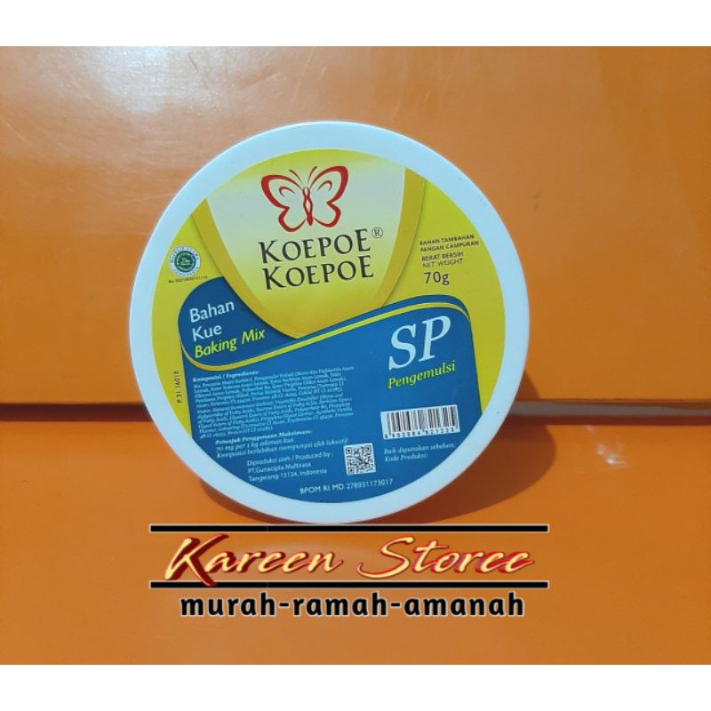 

SP Koepoe - kupu baking mix pengemulsi 70gr