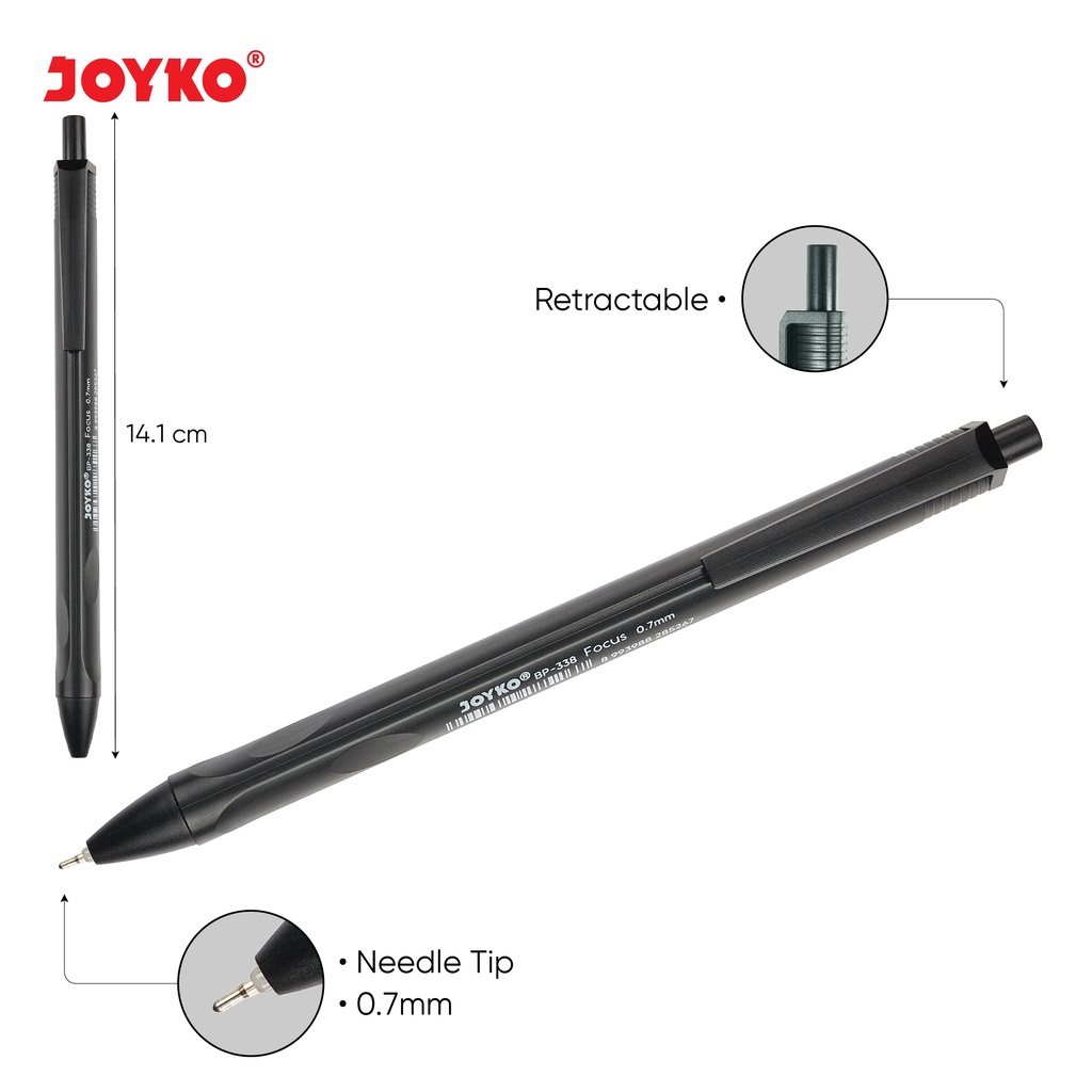 Jual Pak Pulpen Joyko Bp Focus Ball Pen Joyko Bp Focus