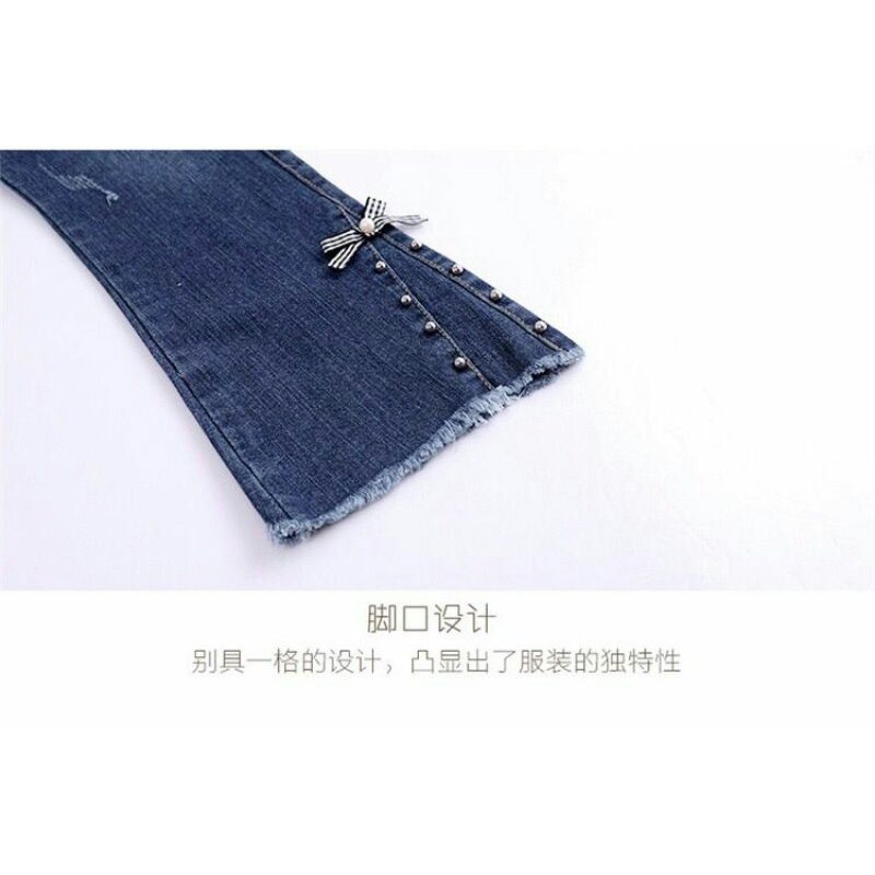 Overall Rok Jeans Anak Perempuan Warna Biru Tua (Luaran)