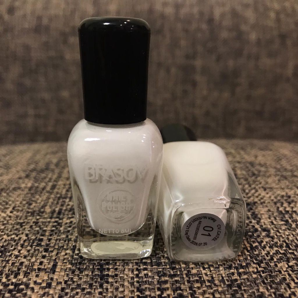 LF - Kutek Brasov Warna Halal Murah 8ml | Cat Kuku Nail Polish 8ml BPOM