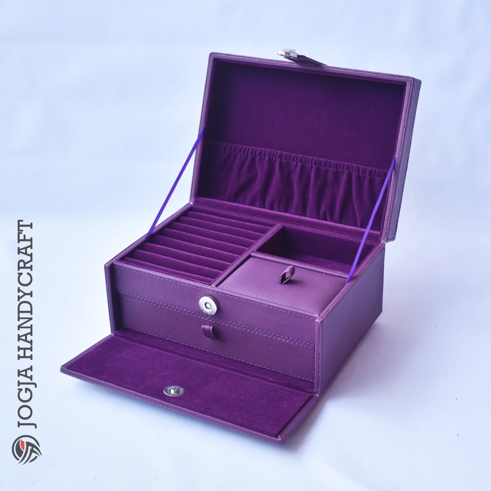 NEW!! Jewelry Box | Kotak Tempat Perhiasan &amp; Aksesoris Purple