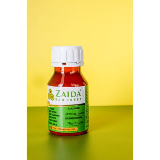 Madu Hutan Zaida 300 ml (Raw Honey)