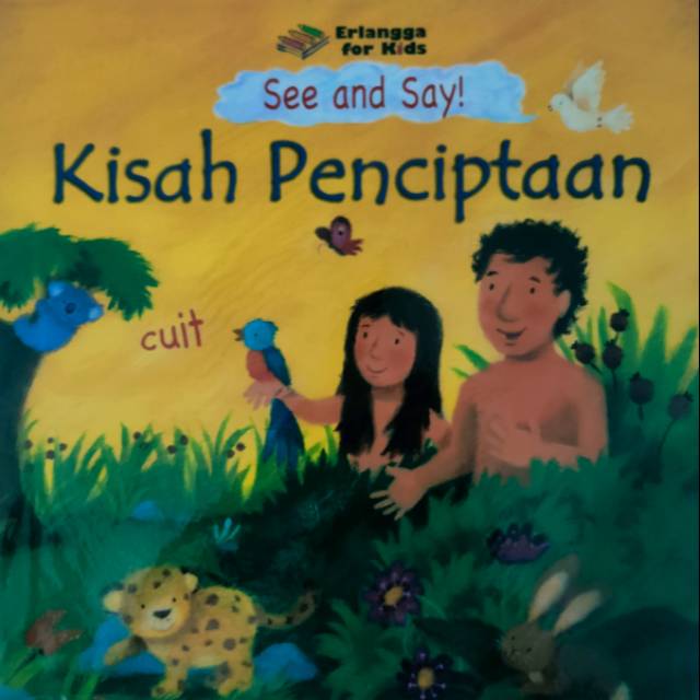 Buku Cerita Anak Kristiani : See and Say  ( Kisah Penciptaan )