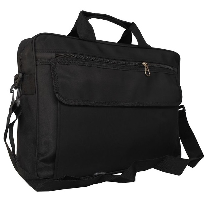 Tas Kantor Laptop Tutup 2in1 Selempang Tenteng Multi Fungsi PL 2136 17 - Original Black