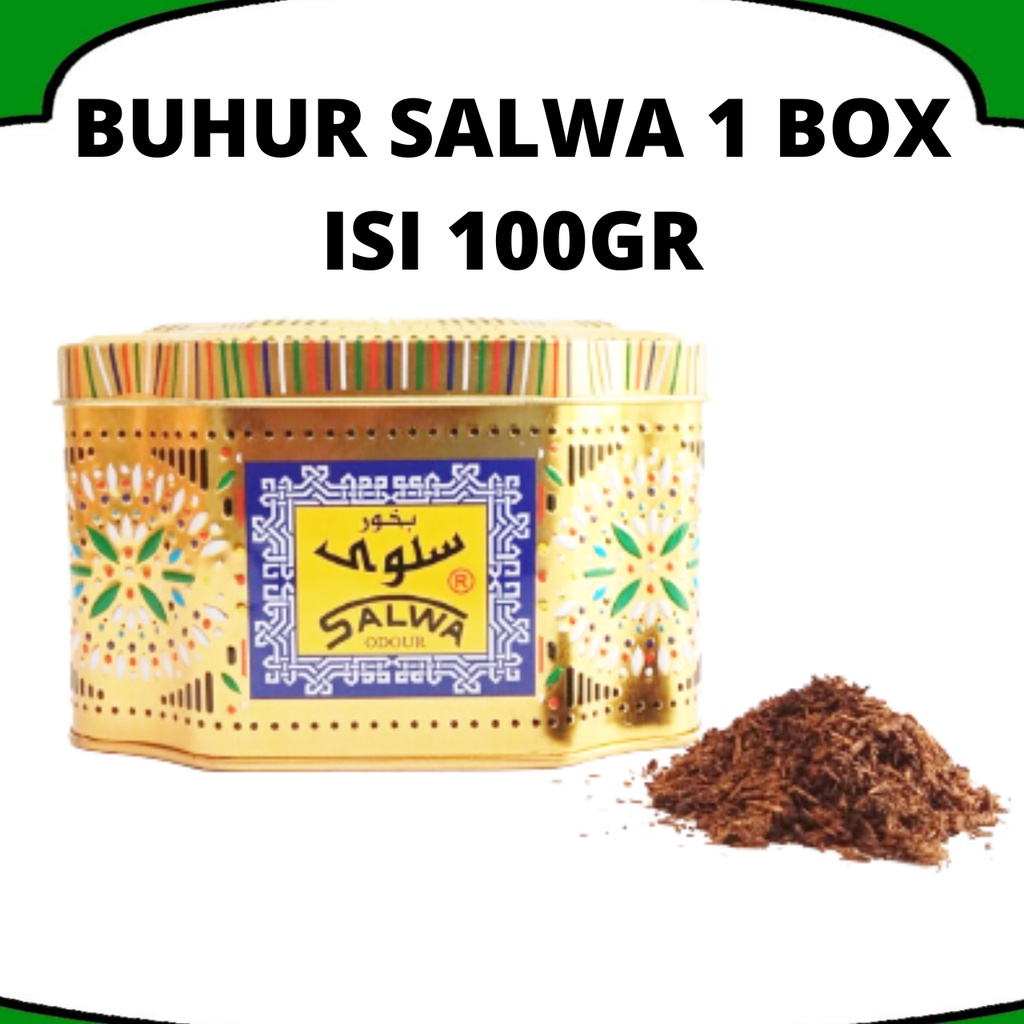 BUHUR SERBUK SALWA DAN ARANG PAKET KOMPLIT PER BOX I PENGHARUM RUANGAN BUKHUR KHAS ARAB