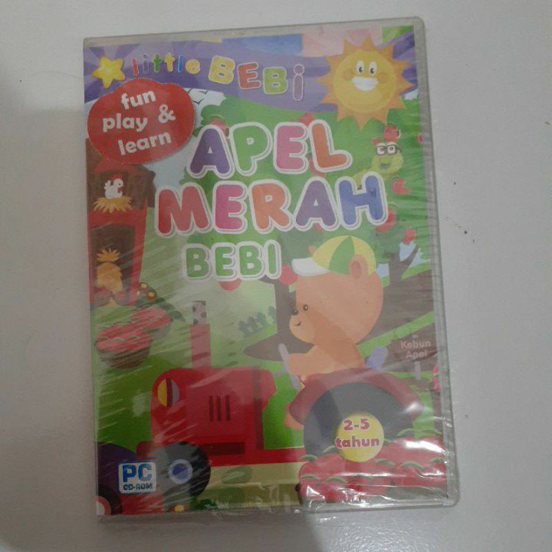 PC CD ROOM - FUN PLAY & LEARN - APEL MERAH BEBI #KOPERMAMASALE