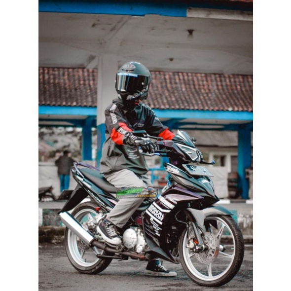 STRIPING STICKER JUPITER MX 135/SPARK 135/135LC/EXCITER TRANSPARAN MISSION WINNOW EDITION