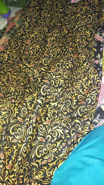 Gamis Batik Terlaris Motif Padi Kipas Mega Mendung Sakura| Batik Pekalongan | Katun Halus