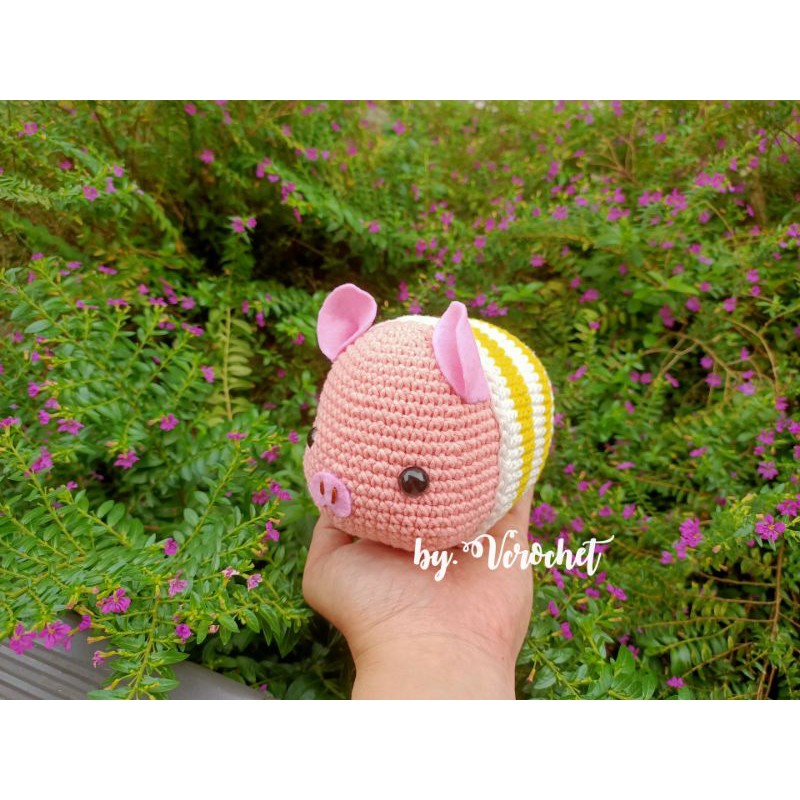 Boneka rajut piggy / piggy amigurumi
