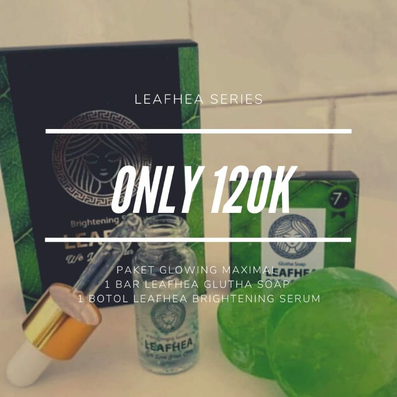 sabun atau serum muka merk leafhea