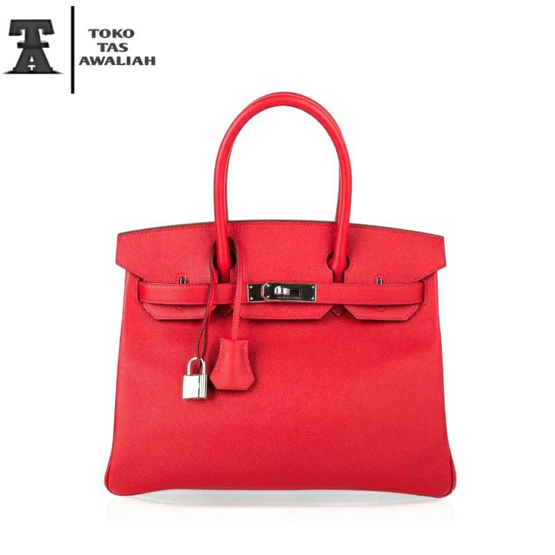 Tas Togo 30Birkin Warna Merah Premium | Tas Selempang & Hand Wanita Import