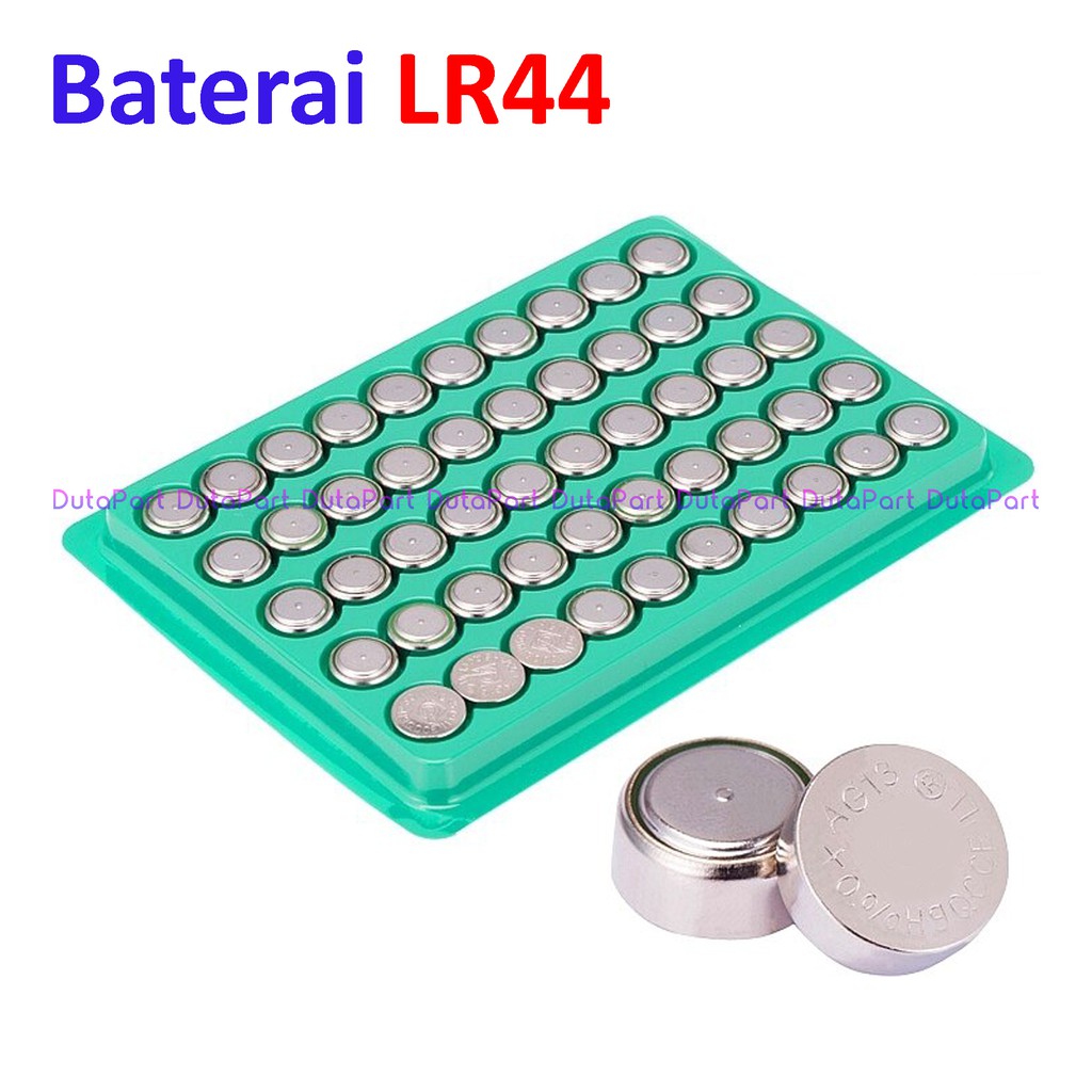 LR44 AG13 Baterai Battery Batere Batre Kancing Button Koin Cell A76