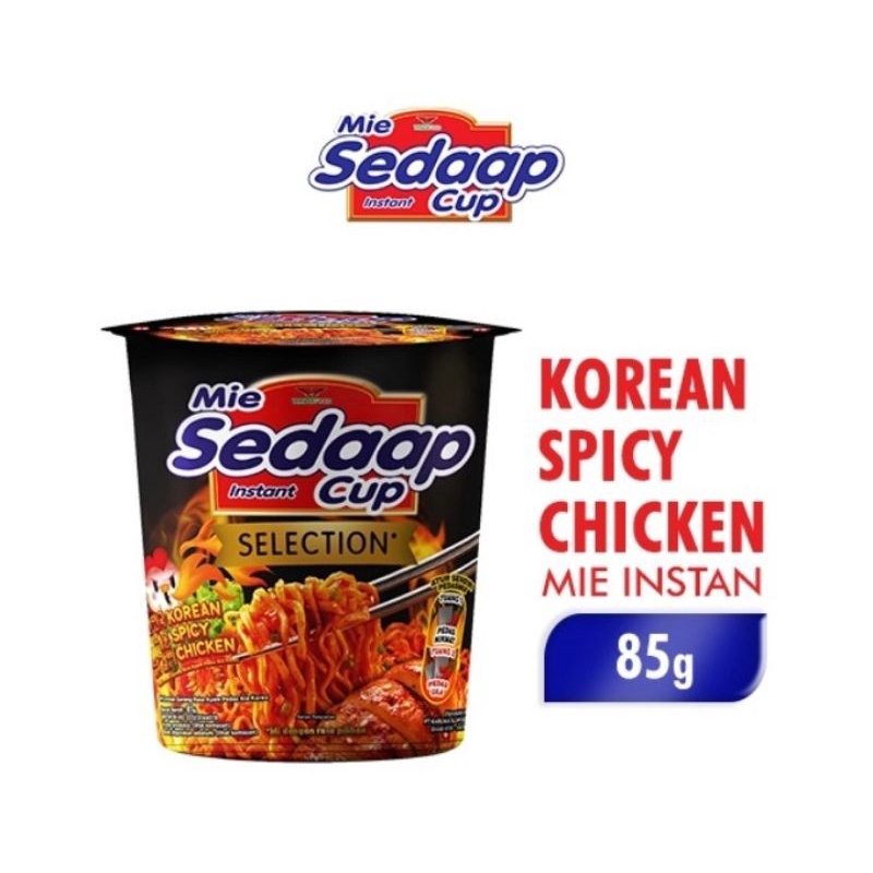 Jual MIE SEDAAP Cup Korean Spicy Chicken 81g | Shopee Indonesia