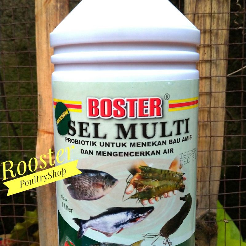 BOSTER SEL MULTI IKAN PROBIOTIK 1 LITER Boster Probiotik ikan Boster ikan