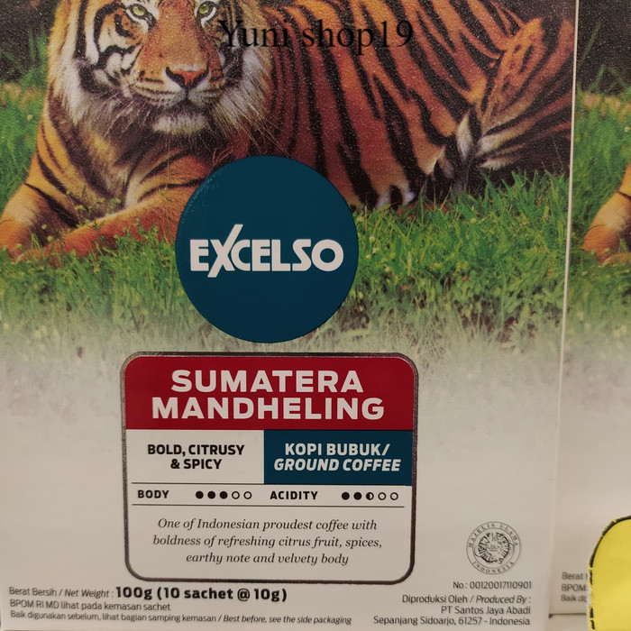 

kopi excelso sumatra mandheling box