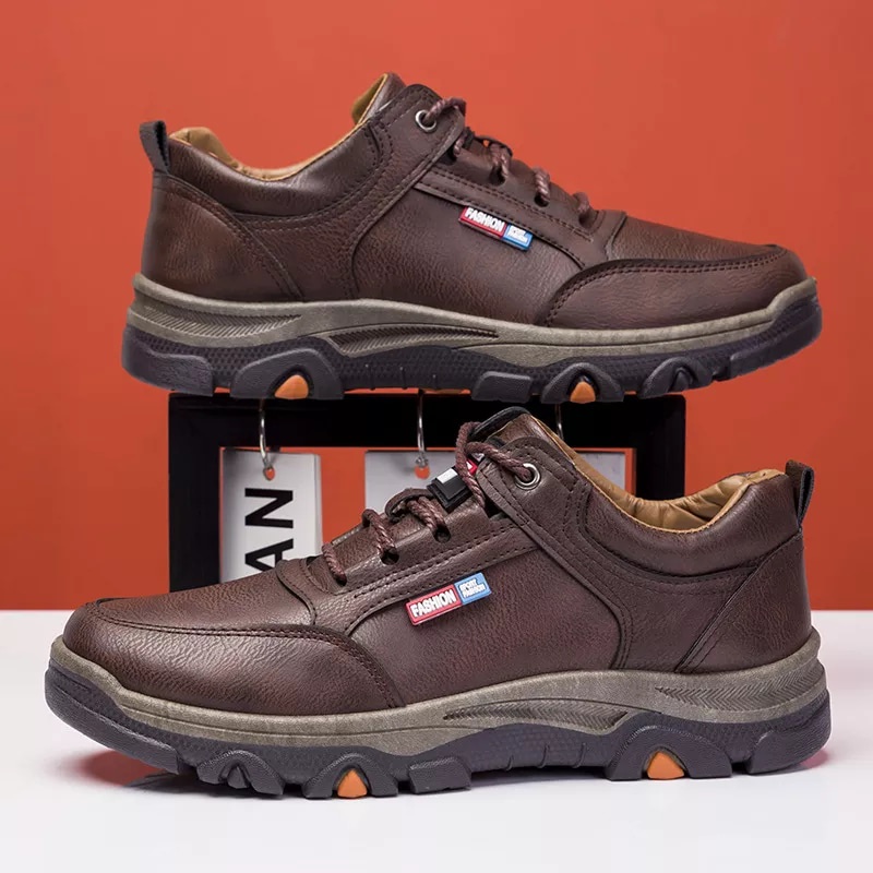 BSS - Sepatu Sneaker Gunung Pria Boots DRIIM Kasual Original Sepatu Bahan Kulit