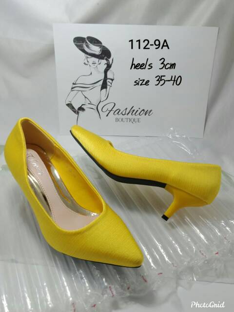 Olavis 112-9A ~ satin Pump high heels 3cm